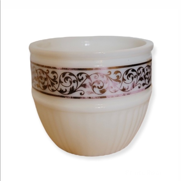 Vintage Vase textile pattern pot with lid - Picture 2 of 5